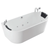 EMPAVA Freestanding Massage Bathtub Empava 59 in. Whirlpool Acrylic Alcove Bathtub - EMPV-59AIS06