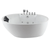 EMPAVA Freestanding Massage Bathtub Empava 59 in. Whirlpool Freestanding Acrylic Bathtub - EMPV-59AIS12