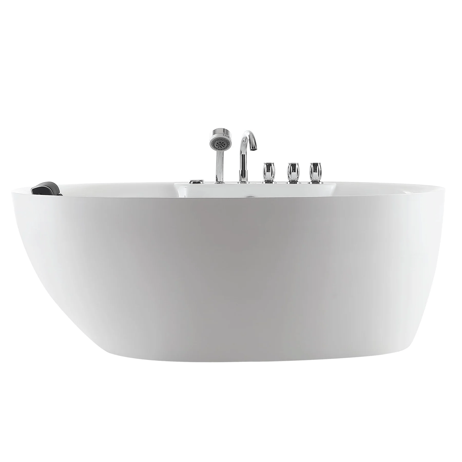 EMPAVA Freestanding Massage Bathtub Empava 59 in. Whirlpool Freestanding Acrylic Bathtub - EMPV-59AIS12