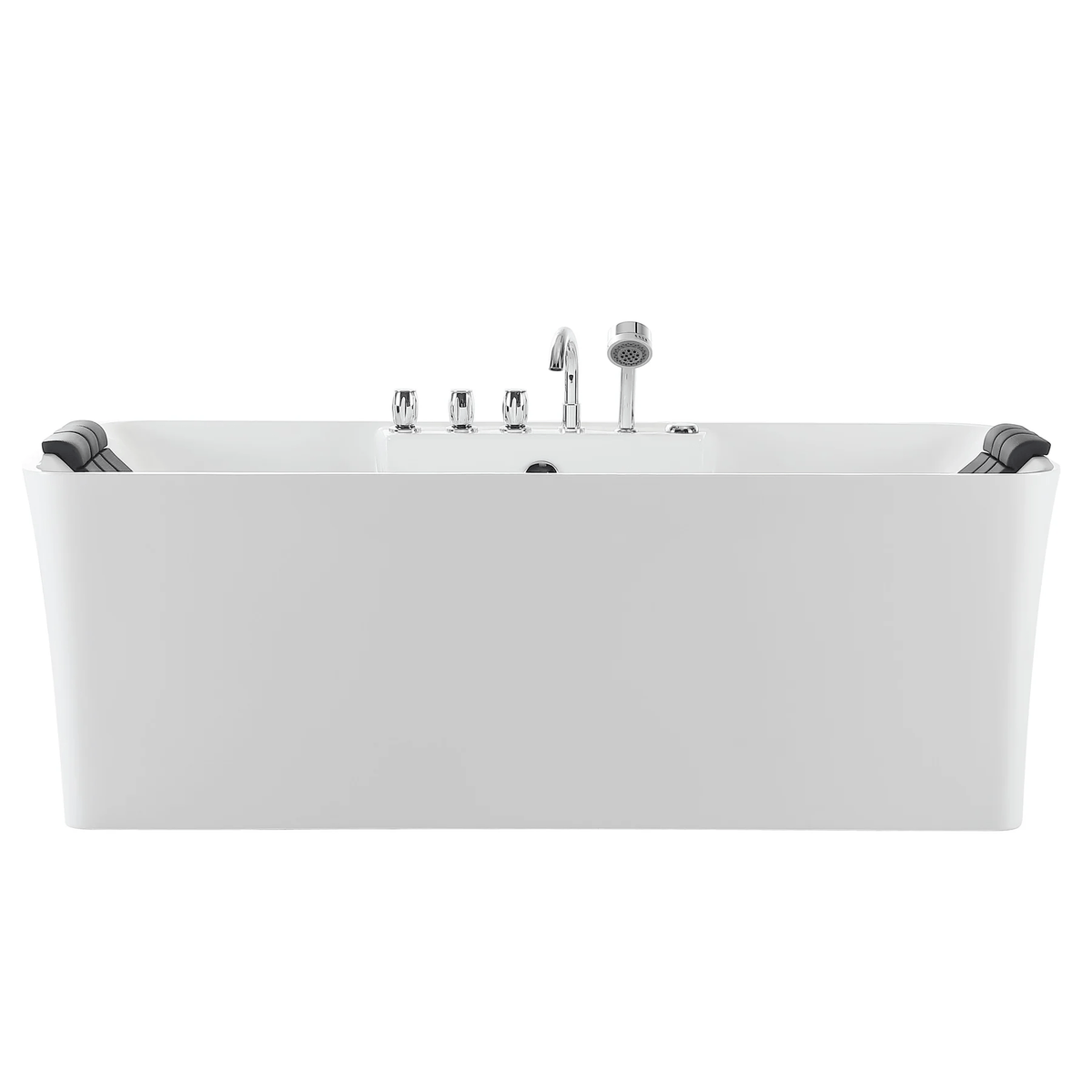 EMPAVA Freestanding Massage Bathtub Empava 59 in. Whirlpool Freestanding Acrylic Bathtub - EMPV-59AIS15