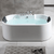 EMPAVA Freestanding Massage Bathtub Empava 67 in. Whirlpool Acrylic Freestanding Bathtub - EMPV-67AIS17