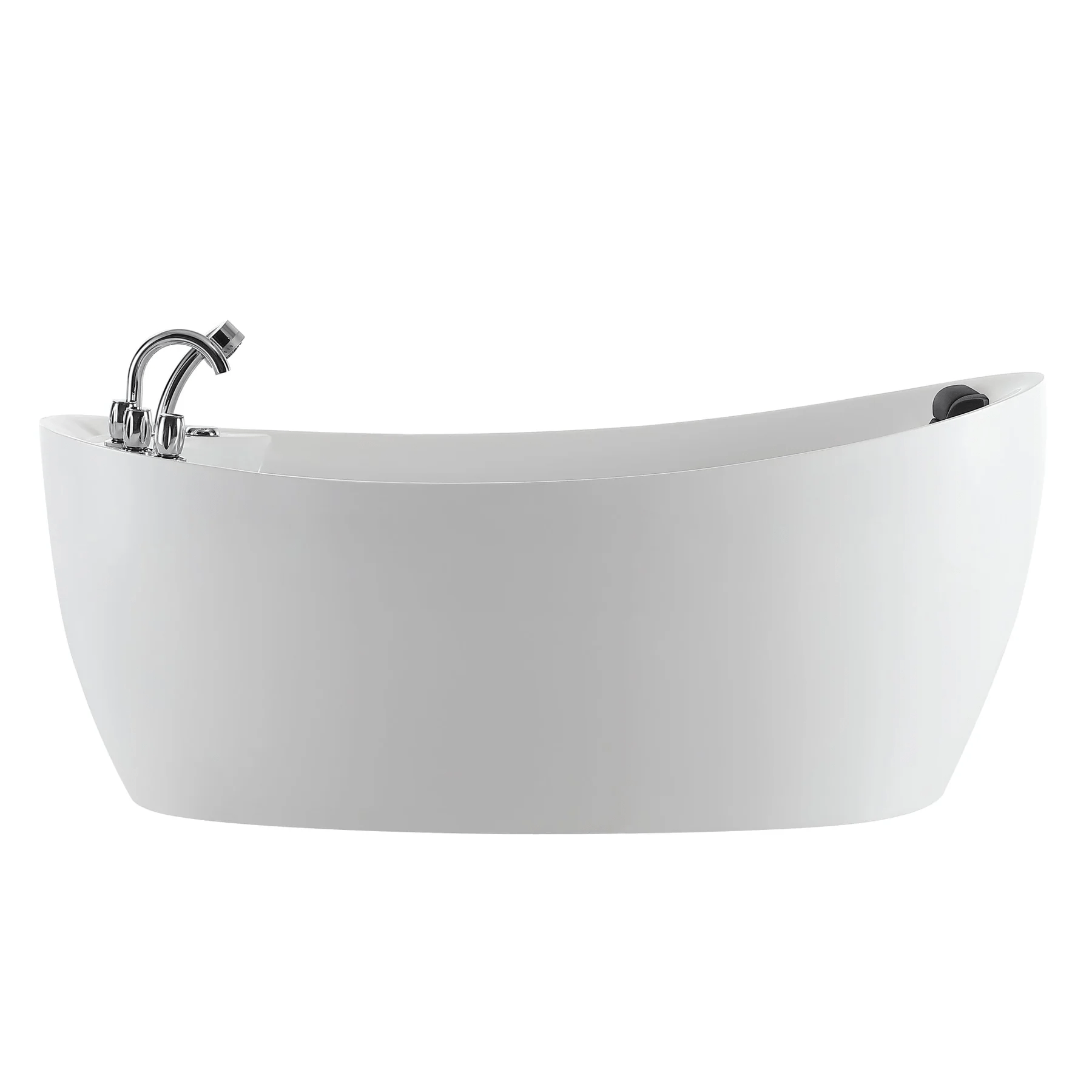 EMPAVA Freestanding Massage Bathtub Empava 67 in. Whirlpool Freestanding Acrylic Bathtub - EMPV-67AIS02