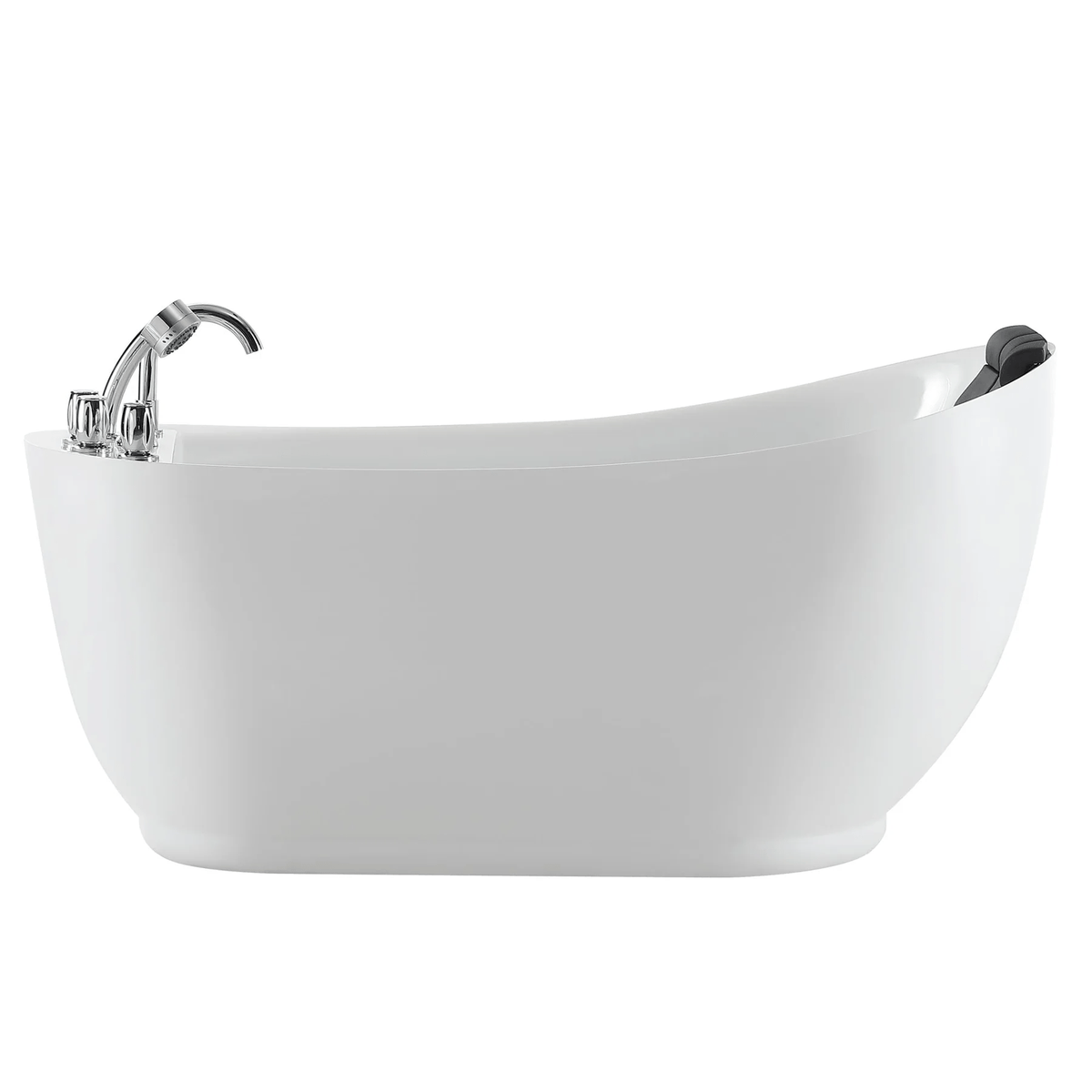 EMPAVA Freestanding Massage Bathtub Empava 67 in. Whirlpool Freestanding Acrylic Bathtub - EMPV-67AIS05