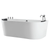 EMPAVA Freestanding Massage Bathtub Empava 67 in. Whirlpool Freestanding Acrylic Bathtub - EMPV-67AIS07