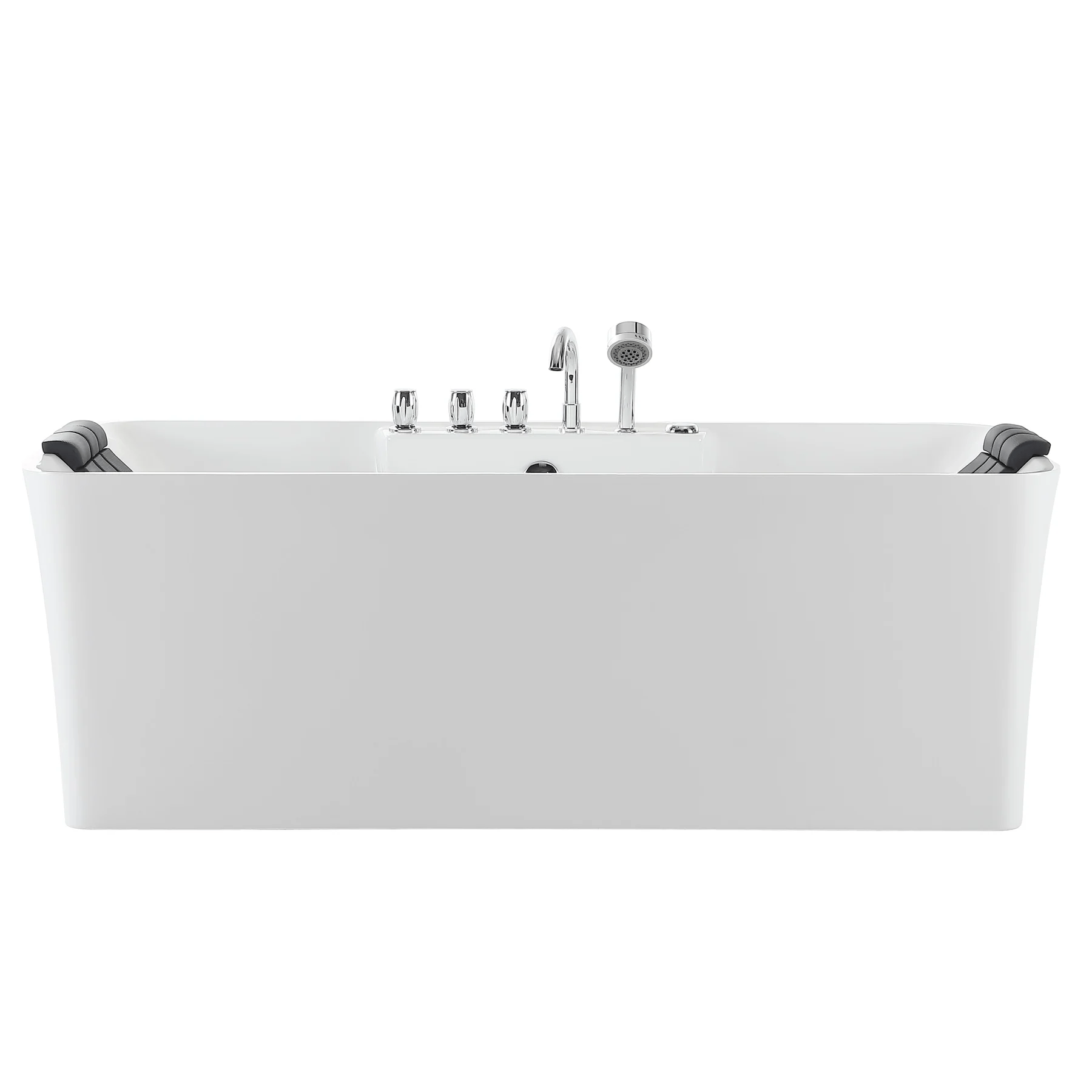 EMPAVA Freestanding Massage Bathtub Empava 67 in. Whirlpool Freestanding Acrylic Bathtub - EMPV-67AIS16