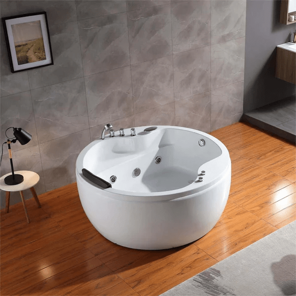 EMPAVA Massage Bathtub Empava 59 in. Round Whirlpool Bathtub - EMPV-59JT005