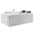 EMPAVA Massage Bathtub Empava 71 in. Acrylic Alcove Whirlpool Bathtub - EMPV-71JT667B