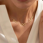 Load image into Gallery viewer, Infinity Bond Name Necklace
