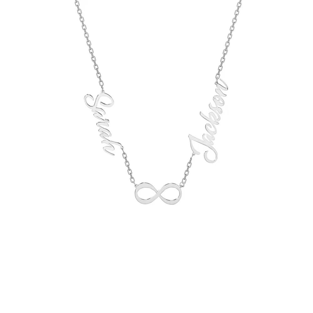 Infinity Bond Name Necklace
