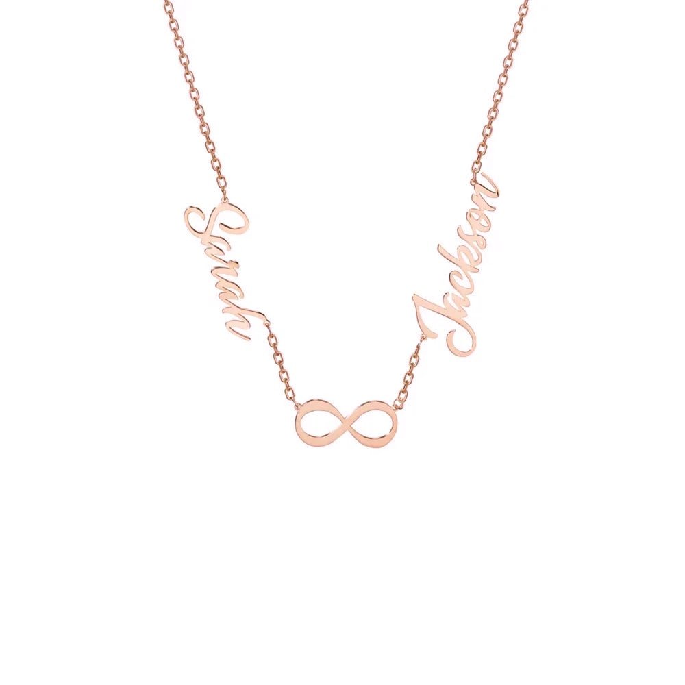 Infinity Bond Name Necklace