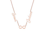 Load image into Gallery viewer, Infinity Bond Name Necklace
