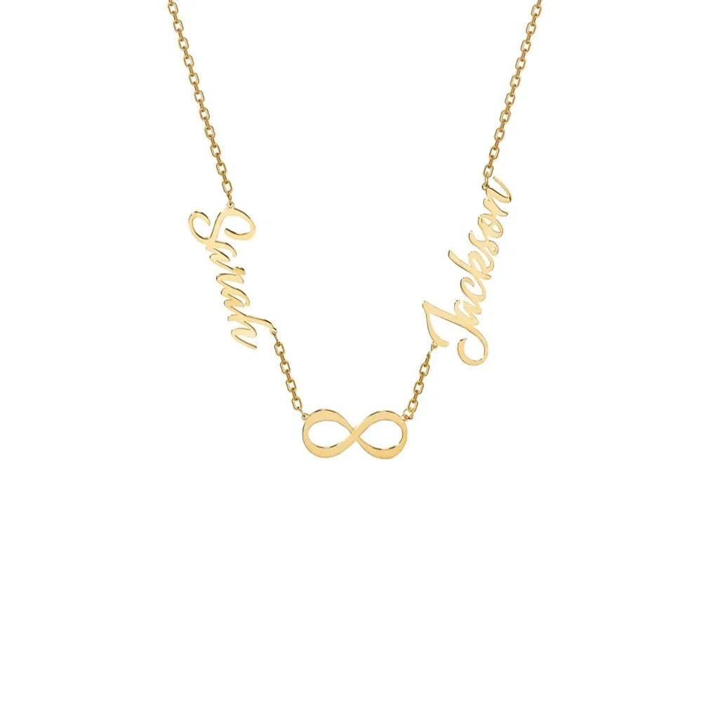 Infinity Bond Name Necklace