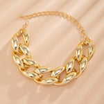Load image into Gallery viewer, Exaggerated Chunky Cuban Link Choker Necklace
