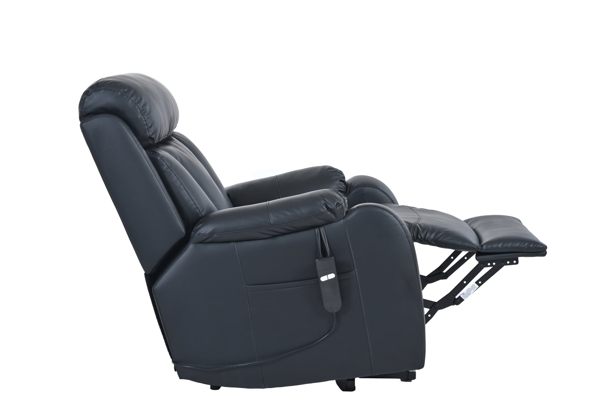 Black Electric Power Lift Recliner Chair With Remote Control