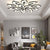 Flower-Inspired Ceiling Light with Adjustable Brightness