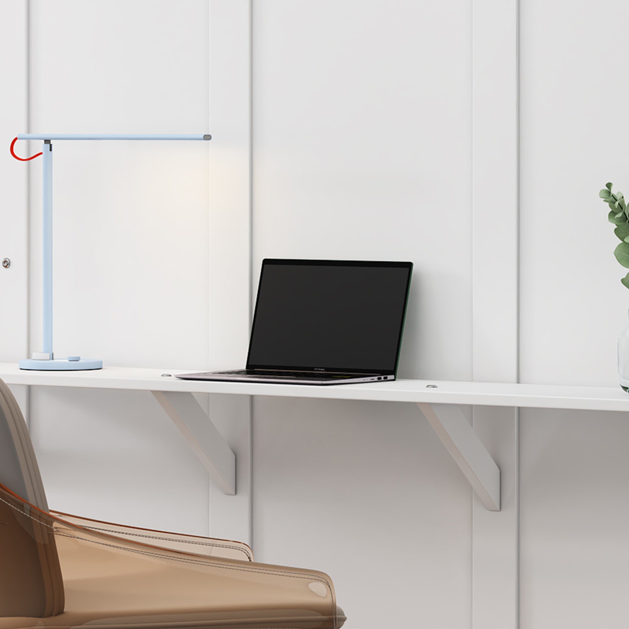 Full Murphy Bed with Two Side Cabinets in White