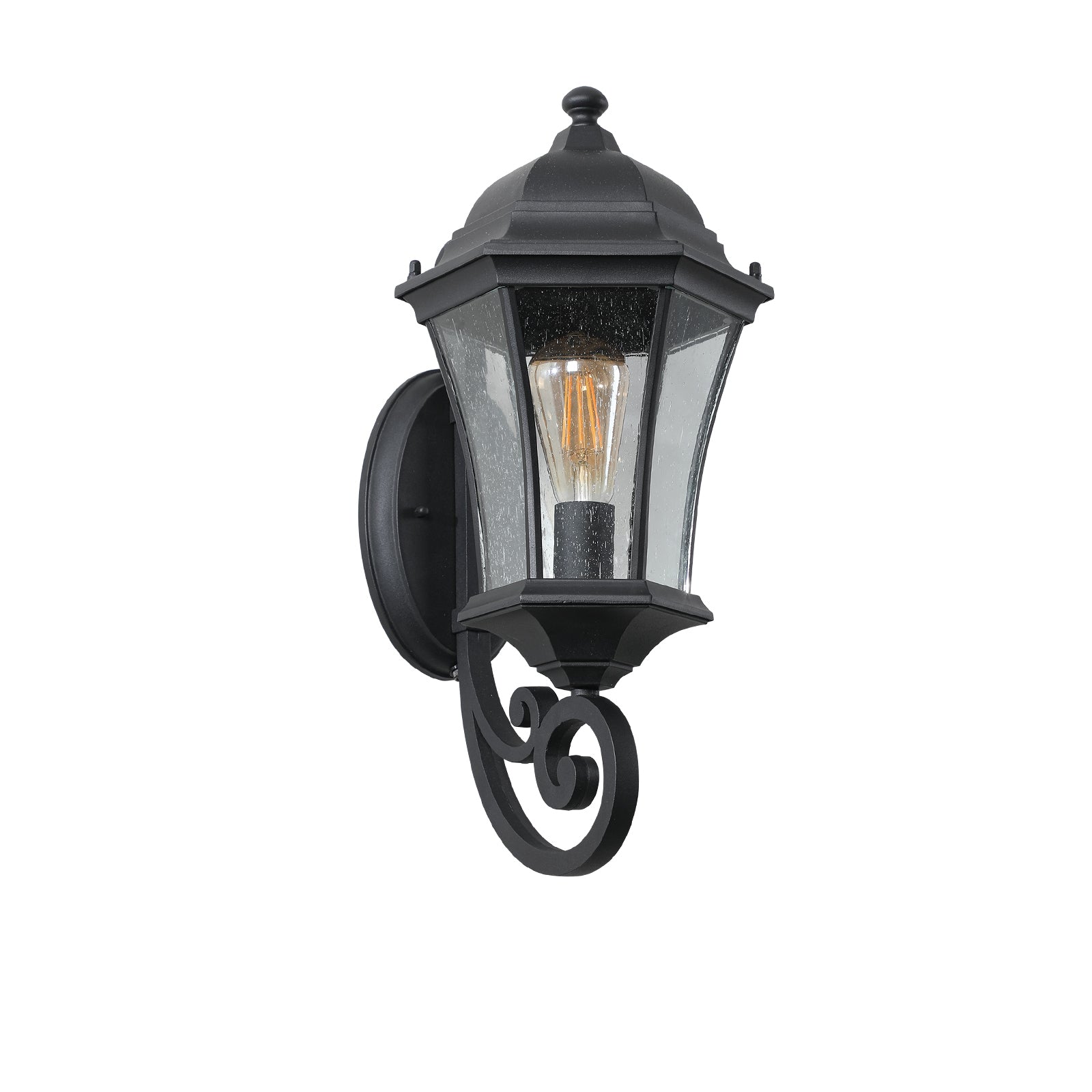 Retro Outdoor Waterproof Glass Retro Wall Lamp