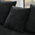 Durban 4-Seat Velvet Modular Sofa in Black