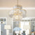 Aestin's Luxury Gold Crystal Chandelier For Living Spaces