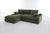 Army Green Modern Modular Sectional Sofa – Contemporary 4-Seater