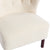 Armless Cream Sherpa Tufted Accent Chair