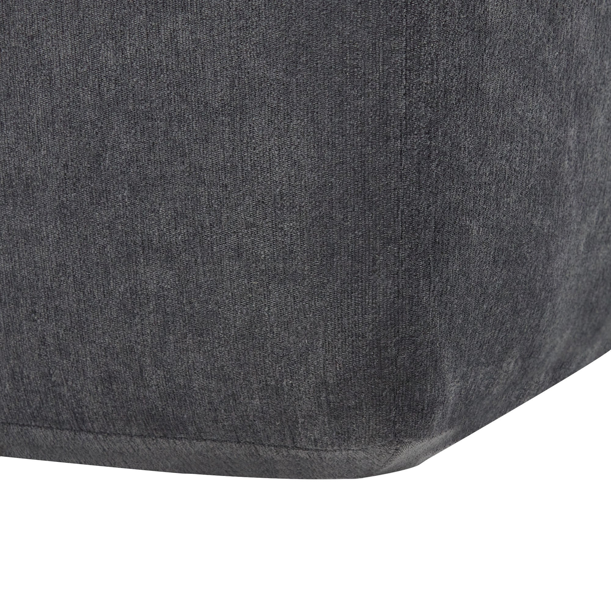 Mombasa 3-Seat Compressed Sofa in Dark Grey