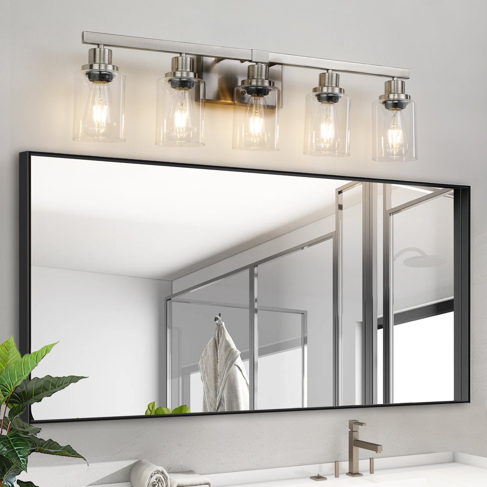 AESTIN'S DECOR Vanity Light Stylish 5-Light Bathroom Vanity Light