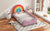 Twin Rainbow Velvet Enclosed Bed