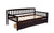 Espresso Tones Twin-Size Pine Wood Daybed with Storage Drawers