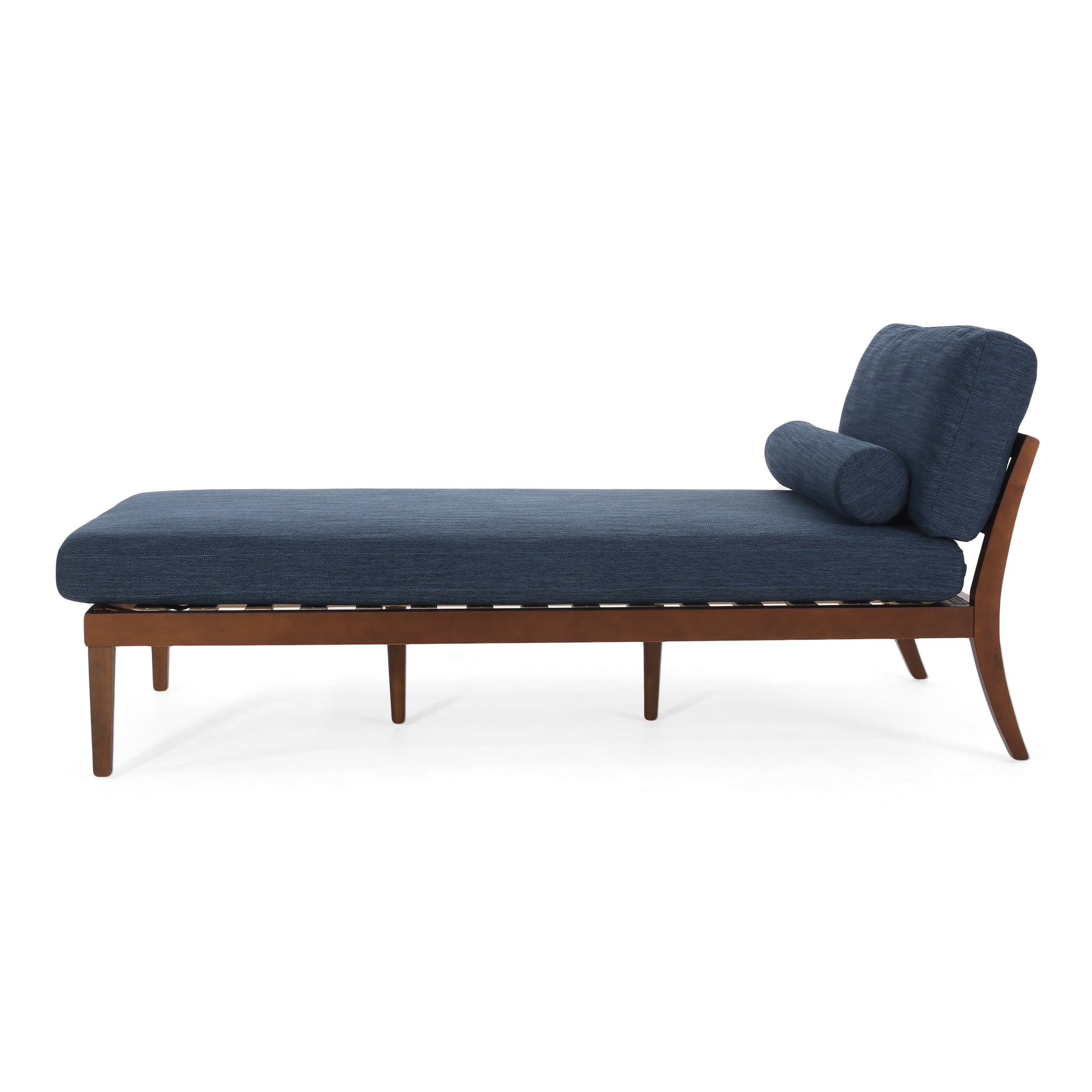 Minimal Navy Blue Chaise Lounge