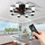 Aestin's Dimmable LED Caged Ceiling Fan