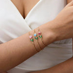 Load image into Gallery viewer, Feminine Floral Tulip Bracelet and Necklace Set
