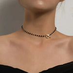 Load image into Gallery viewer, Floral Choker Flower Clasp Necklace
