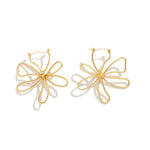 Load image into Gallery viewer, Floral Knot Outline Earrings
