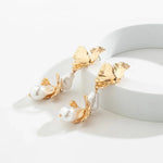 Load image into Gallery viewer, Floral Pearl Blooming Earrings
