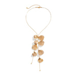 Load image into Gallery viewer, Floral Petals Lariat Tassel Necklace
