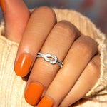 Load image into Gallery viewer, Forever Connected Knot Ring
