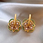 Load image into Gallery viewer, Geometric Rangoli Jhumka Earrings
