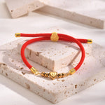 Load image into Gallery viewer, Heart Letter Initial Milan Rope Bracelet
