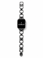 Load image into Gallery viewer, Luxury Black Metal Chain Bracelet for Apple Watch Series 9/8/7/6/SE/5/3 – 38/40/41/42/44/45/49mm
