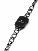 Load image into Gallery viewer, Luxury Black Metal Chain Bracelet for Apple Watch Series 9/8/7/6/SE/5/3 – 38/40/41/42/44/45/49mm
