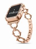 Load image into Gallery viewer, Luxury Rose Gold Metal Chain Bracelet for Apple Watch Series 9/8/7/6/SE/5/3 – 38/40/41/42/44/45/49mm

