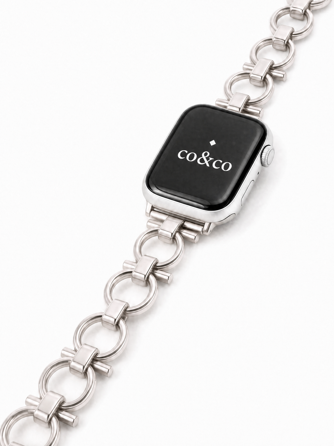 Luxury Starlight Metal Chain Bracelet for Apple Watch Series 9/8/7/6/SE/5/3 – 38/40/41/42/44/45/49mm