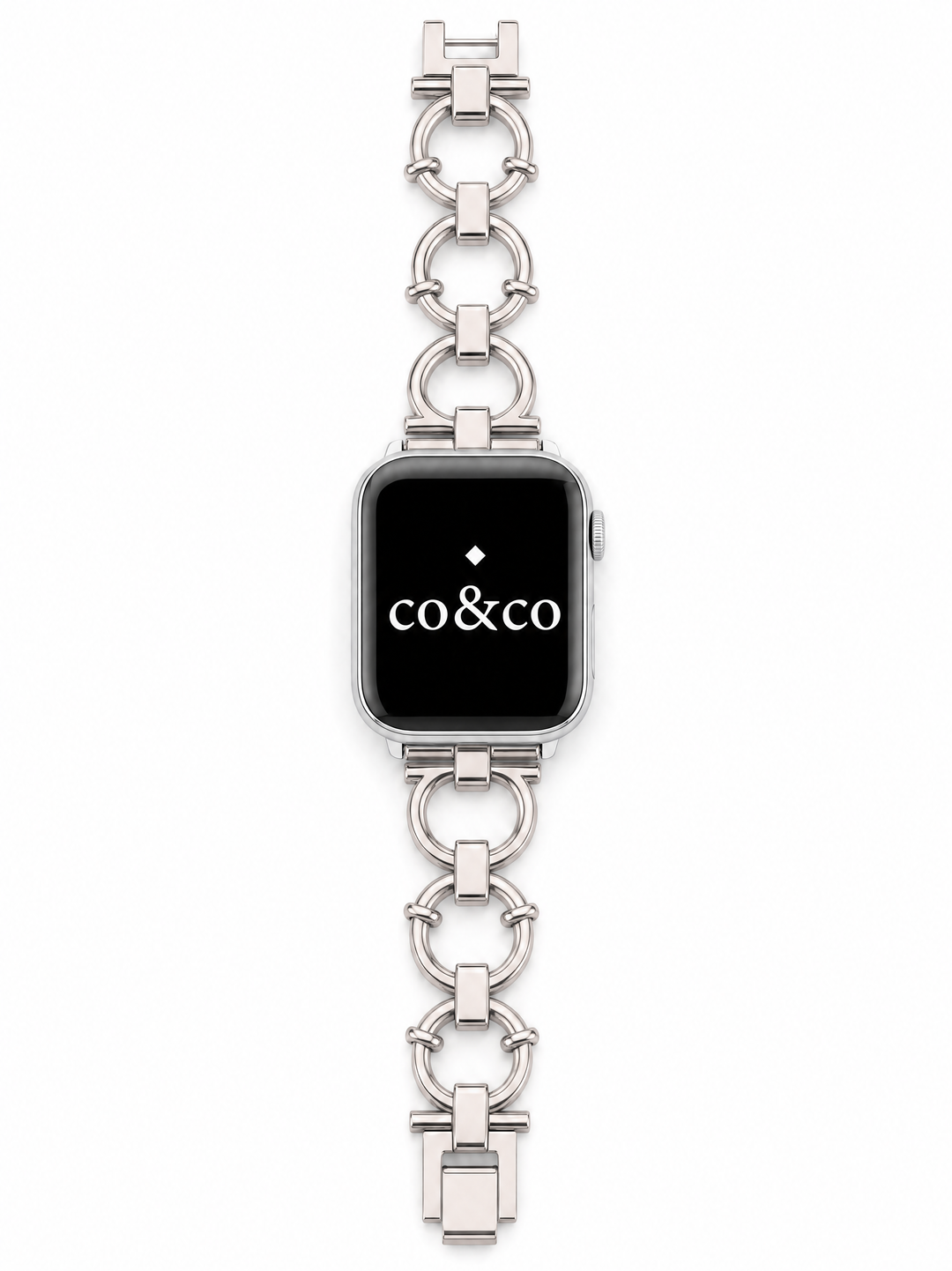 Luxury Starlight Metal Chain Bracelet for Apple Watch Series 9/8/7/6/SE/5/3 – 38/40/41/42/44/45/49mm