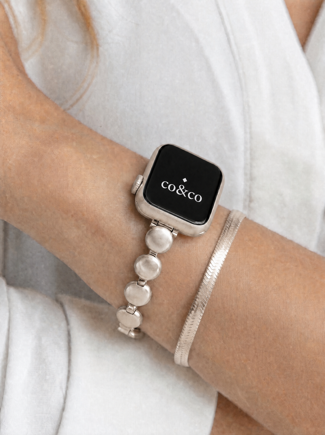 Starlight Beaded Bracelet for Apple Watch S10-1/SE/Ultra – 38–49mm