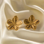 Load image into Gallery viewer, Hibiscus Floral Stud Earrings
