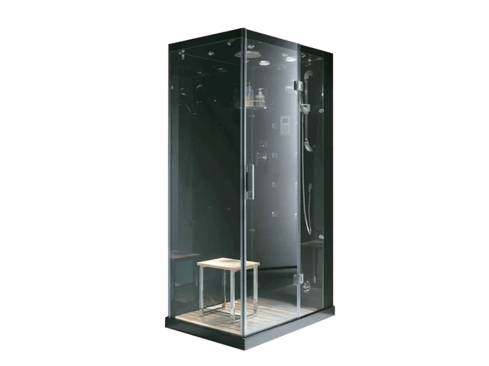 HOMEWARD BATH Black Shower Jupiter Plus Steam Shower-M6020