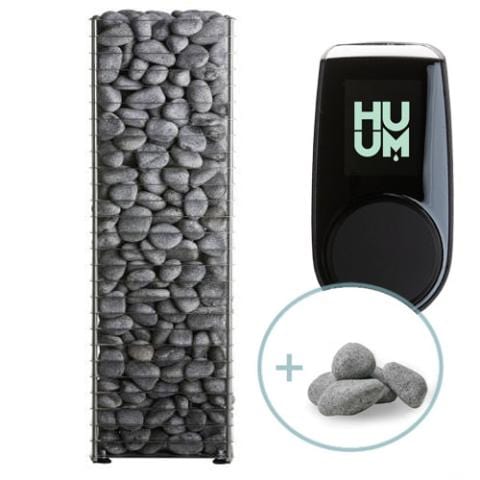 HUUM Sauna Heater Packages UKU Local Black HUUM CLIFF Mini 3.5STU Pkg- HCM35SP
