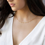 Load image into Gallery viewer, Satellite Choker Necklace Gold Luxury Chain
