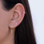Load image into Gallery viewer, Tiny Circle Dot Minimalist Stud Earrings
